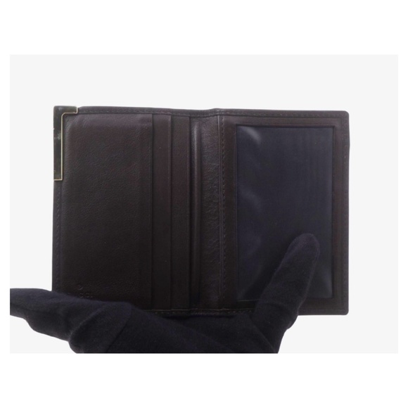 Gucci Brown GG Canvas Card Case - Picture 3 of 7